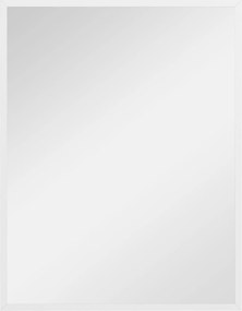HOMCOM Lustro ścienne, 70 x 90 cm, dekoracyjne lustro wiszące, łatwy montaż, w zestawie śruby | Aosom PL
