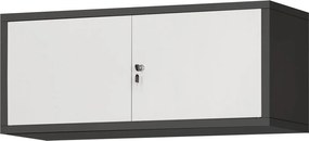 Nadstawka do szaf biurowych Jan Nowak 90x40x38 cm Ewa antracyt/biały