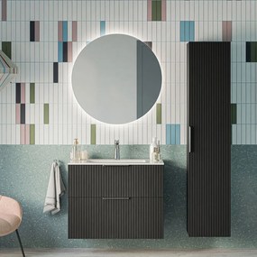 Zestaw mebli łazienkowych TIM 80 cm z umywalką ceramiczną