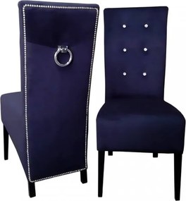 Krzesło nowoczesne do jadalni pikowane oparcie wygodne siedzisko