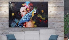 Obraz olejny kobieta MCW-H25 ręcznie malowany,  120x180cm