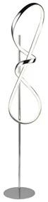 Lampa stojąca LED w kolorze srebra (wys. 140 cm) Padua – Trio