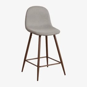 Wysoki Stołek Glamm Ciemne Drewno & ↑65 Cm & Concrete - Sklum