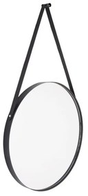 Lustro ścienne z czarną ramą PT LIVING Balanced, ø 47 cm