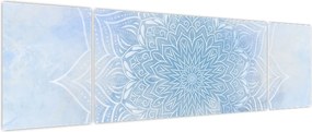 Obraz - Zimowa mandala (170x50 cm)