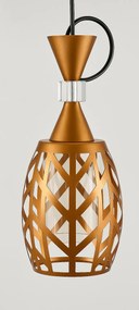 Lampa sufitowa metalowa loft klosz wisząca AT12-3SZ-Gold