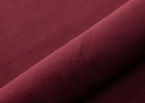 Burgundia designerski fotel ALPAH B VELVET