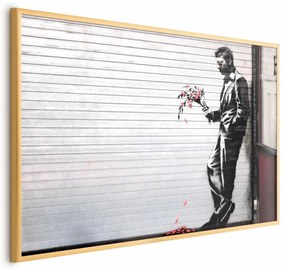 Plakat Zakochany 42x29,7 cm z ramą złotą bez marginesu ARTGEIST B