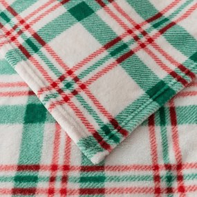 Mikropluszowy koc WINTER PLAID, kolorowy Rozmiar: 200 x 220 cm