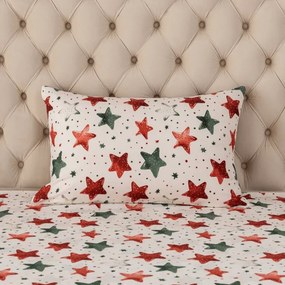 Poszewka na poduszkę z mikrofibry COLORFUL STARS 50x70 cm, kolorowa