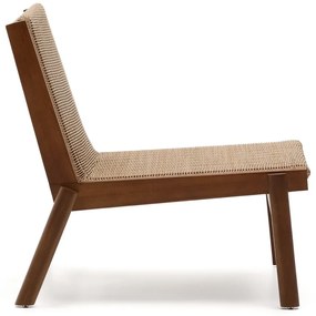 Drewniany fotel ogrodowy w naturalnym kolorze Itani – Kave Home