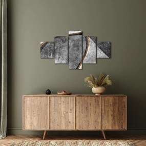 Obraz - Abstrakcja w betonie (125x70 cm)