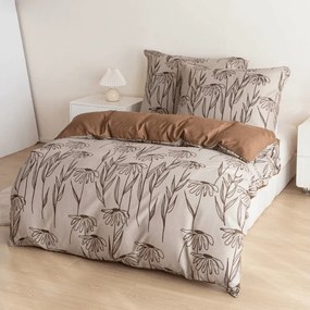 PrzytulneMieszkanie.pl PrzytulneMieszkanie.pl Pościel z mikroflanelu MINARO beżowa Rozmiar pościeli: 70 x 90 cm | 140 x 200 cm