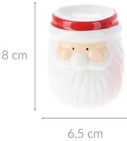 Kominek z kamionki z woskami zapachowymi, 8 cm
