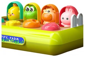 Woopie baby zabawka edukacyjna wyskakujące zwierzątka szczęśliwa farma pop-up