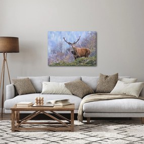 Obraz - Jeleń w krajobrazie (70x50 cm)