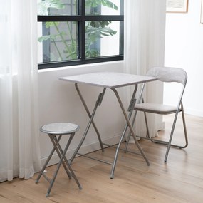 Komplet mebli kempingowych Flower Grey PATIO