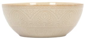 Ceramiczna miska ze żłobionym wzorem, 1900 ml