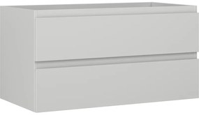 Mexen Orio szafka łazienkowa podumywalkowa 90 cm, 2 szuflady, szara mat - 91A10-09047-2-BFF62