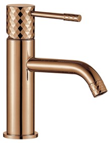 Bateria umywalkowa Rea Lungo Diamond Miedź Niska