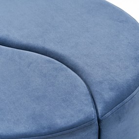 Stołek Alis Pouf Niebieski