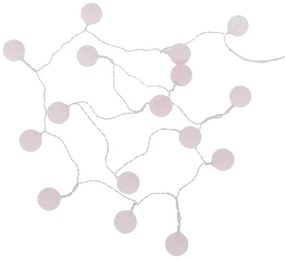Girlanda LED cotton balls, 16 lampek, 240 cm