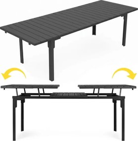 Stół ogrodowy Caprila rozkładany 180-240 cm, kolor szary