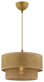 Lampa wisząca na przewodzie ECHO 1xE27/60W/230V brązowa