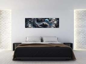 Obraz – Smok w dymie (170x50 cm)