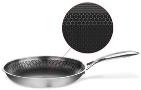 Orion Patelnia Cookcell z powłoką nieprzywierającą 3-warstwowa śr. 24 x 4,5 cm, śred. 24 cm