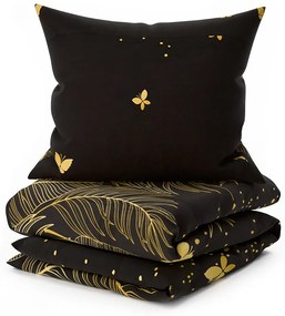 PrzytulneMieszkanie.pl PrzytulneMieszkanie.pl Pościel z mikrowłókna VISATA czarna Rozmiar pościeli: 70 x 80 cm | 140 x 200 cm