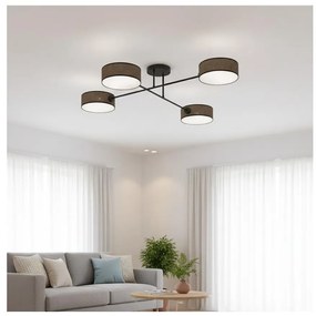 Przysufitowy żyrandol MAGA 4xE14/10W/230V brązowy