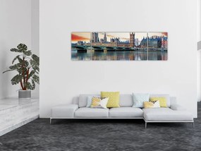 Obraz - Houses of Parliament w Londynie (170x50 cm)