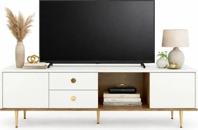 Szafka RTV na nóżkach - Biały F0-C45