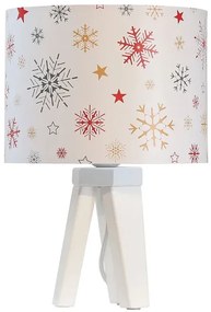 Lampka stołowa świąteczna płatki śniegu - S287 L1-G92