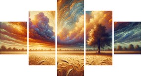 Obraz – Drzewo na polu (125x70 cm)
