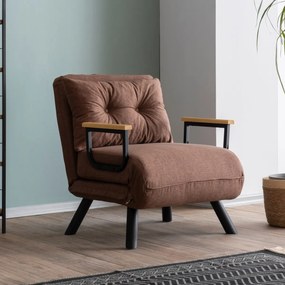Fotel Sando Single Light Brown