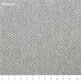 Jasnoszare łóżko boxspring ze schowkiem 180x200 cm Arendal – Cosmopolitan Design
