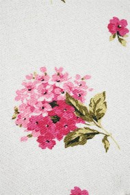 Narzuta bawełniana z kwiecistym wzorem 125 x 150 cm