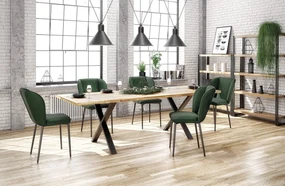 APEX stół 140x85 drewno lite - dębowe kolor: dąb naturalny X
