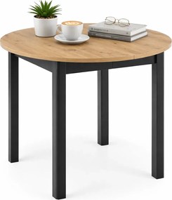 Dębowy okrągły stół rozkładany D3-N32