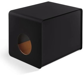 Czarna kuweta dla kota 41x54,5 cm Sito Black – MiaCara