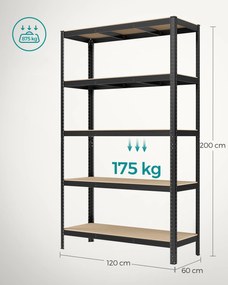 Regał Magazynowy, Warsztatowy - GLR060B01