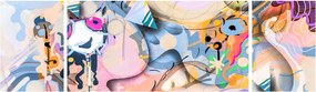 Obraz - Abstrakcja bajki (170x50 cm)