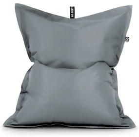 Szary worek do siedzenia z imitacji skóry Pad XL – So Soft?