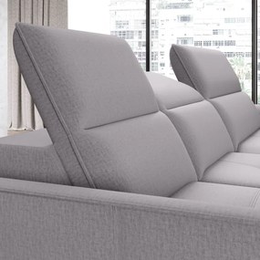 Narożnik MURILLO S Mini z elektryczną regulacją siedziska Lewostronny w tkaninie VOGUE 14 WERSAL