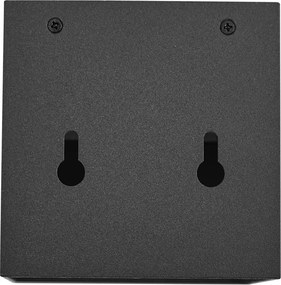 Zewnętrzna lampa ścienna czarna z LED IP65 Solarna - Charlene