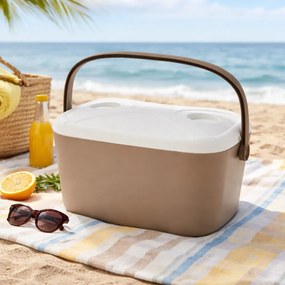 Lodówka turystyczna 20 l, beżowy