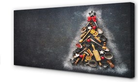 Duży obraz na płótnie Choinka i Dekoracje