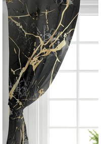 Czarno-złote zasłony zestaw 2 szt. 140x260 cm – Mila Home